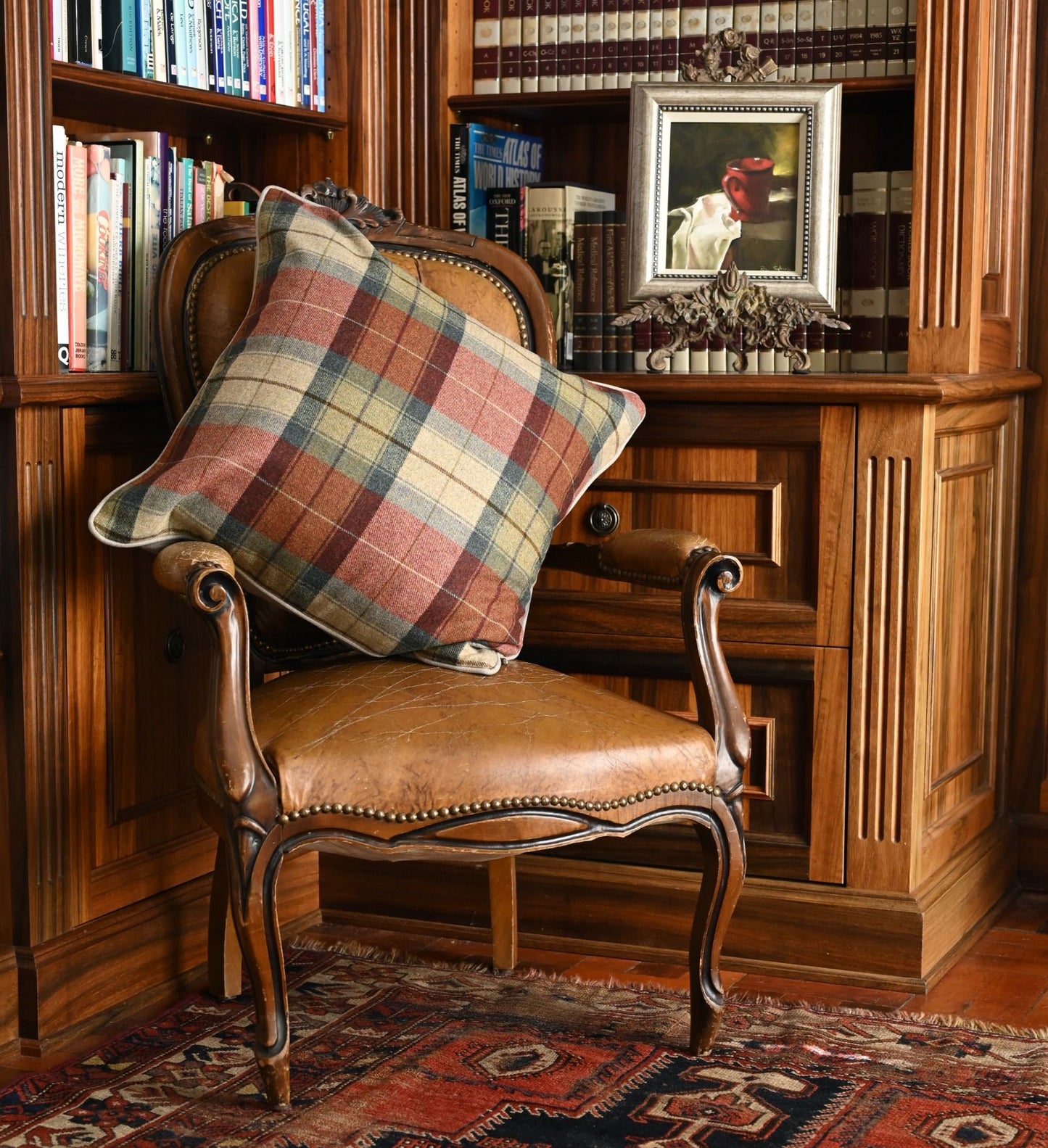 The Aberfeldy Autumn scatter cushions are made from a rich wool tartan and look elegant any setting, especially when paired with our soft throw blankets