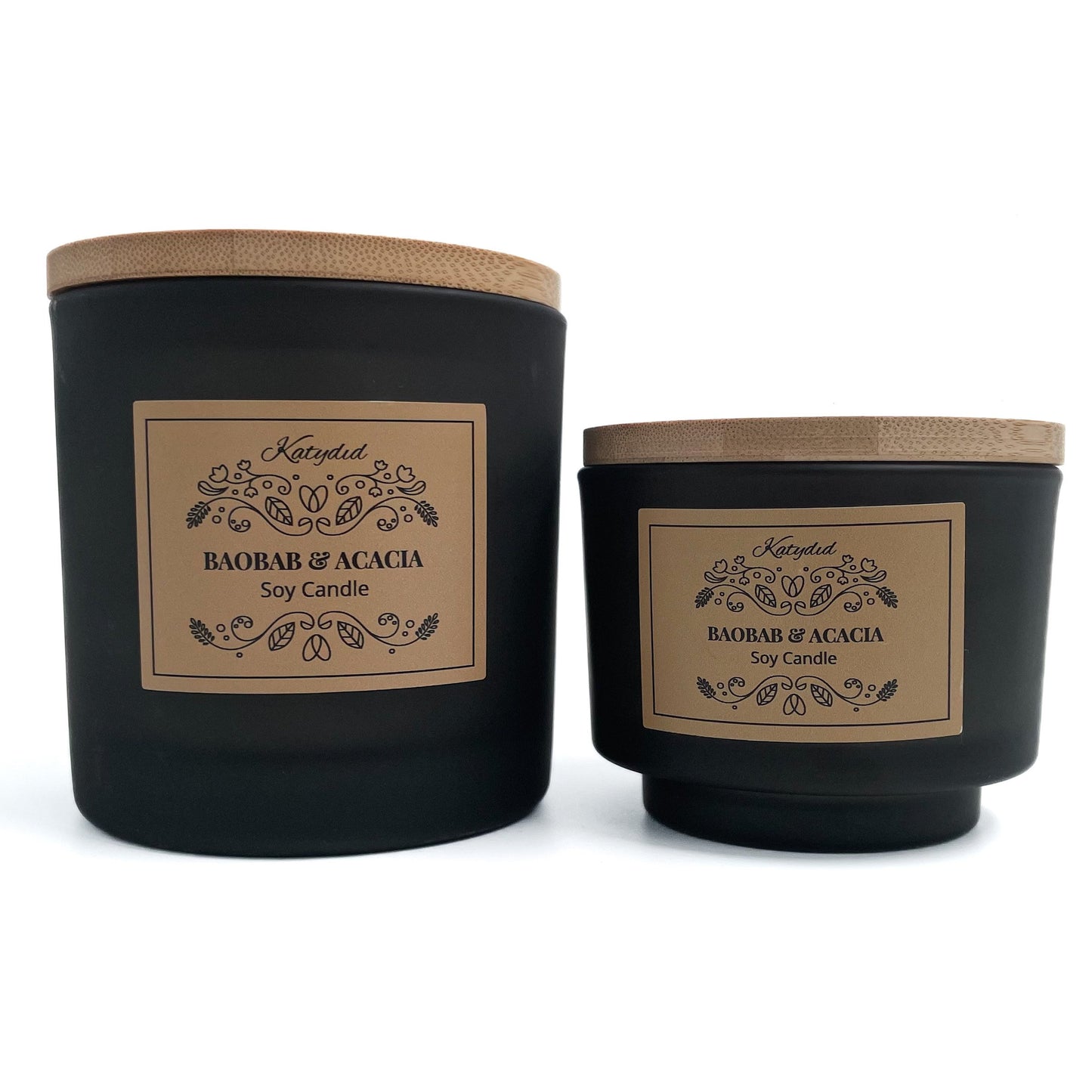 This unique blend captures the earthy richness of the mighty baobab tree, intertwined with the delicate, honeyed floral notes of acacia blossoms. Hand poured using natural soy wax. Large 500ml Small 250ml