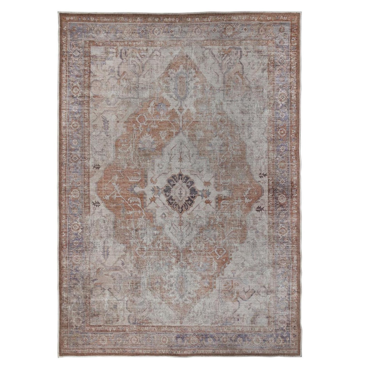 Modern Persian inspired rug with a vintage appeal in neutral tones