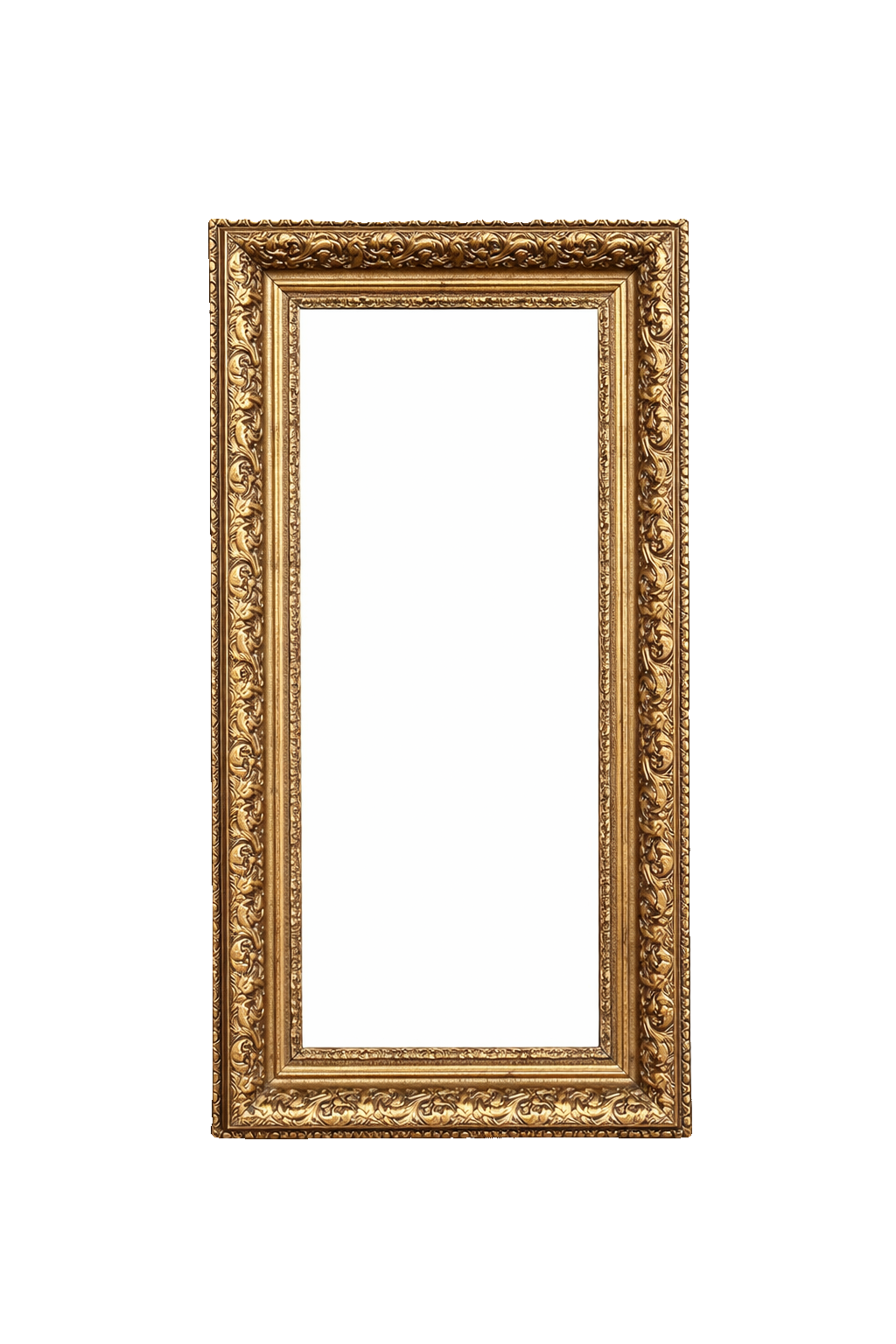 Vintage Gilded Rectangle Mirror