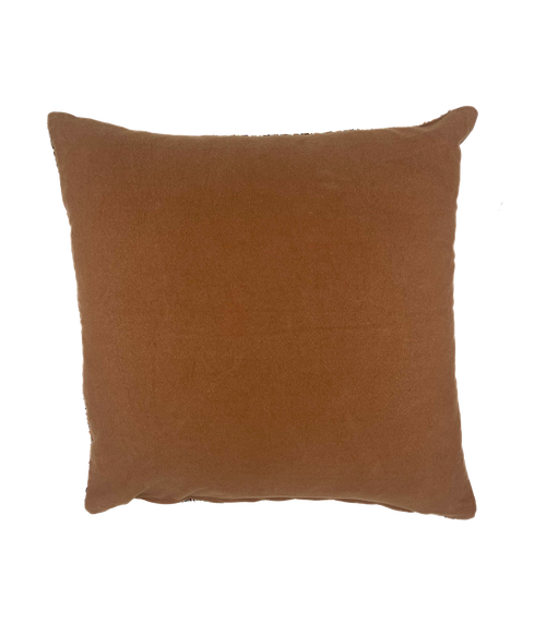 Brown pillow on a white background
