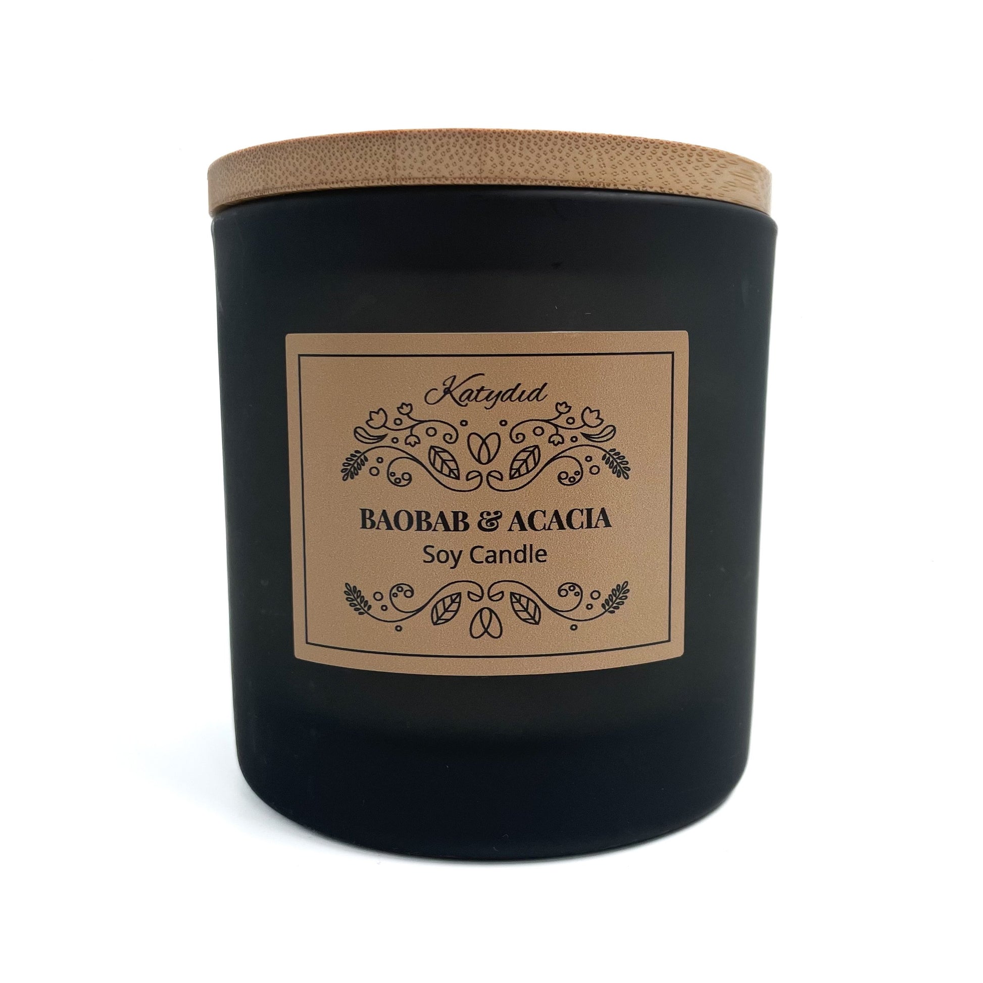 This unique blend captures the earthy richness of the mighty baobab tree, intertwined with the delicate, honeyed floral notes of acacia blossoms.  Hand poured using natural soy wax. Large 500ml