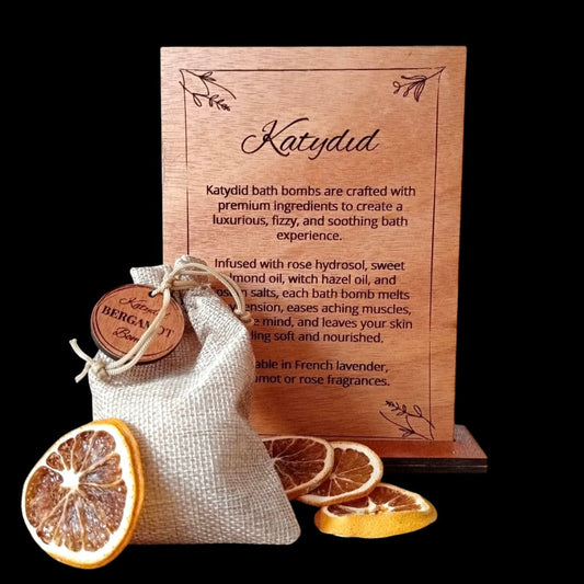 Infused with rose hydrosol, sweet almond oil, witch hazel oil, and mineral-rich Epsom salts, the Bergamot Bath Bomb is designed to melt away tension, ease aching muscles, and calm the mind.