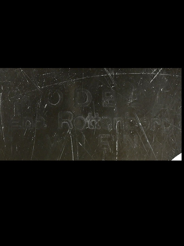 Ena Rottenberg inscription 'Model' on frosted glass