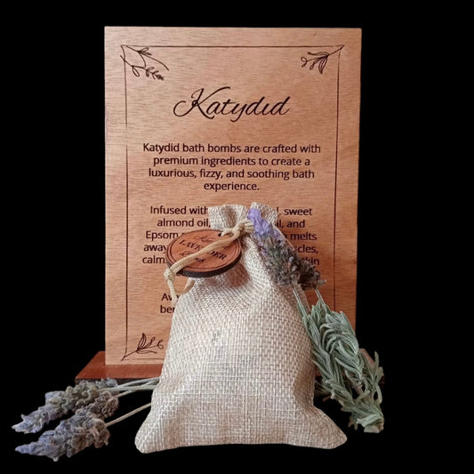 Infused with rose hydrosol, sweet almond oil, witch hazel oil, and mineral-rich Epsom salts, the Lavender Bath Bomb is designed to melt away tension, ease aching muscles, and calm the mind.