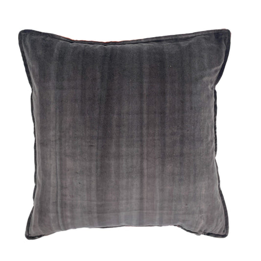 Gray pillow on a white background