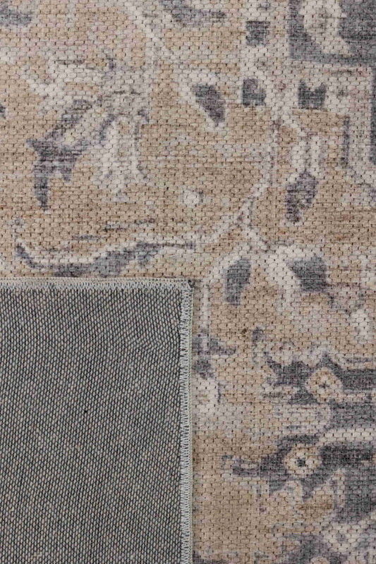 Contemporary Persian inspired rug with a vintage antique feel.  Soft muted natural colours