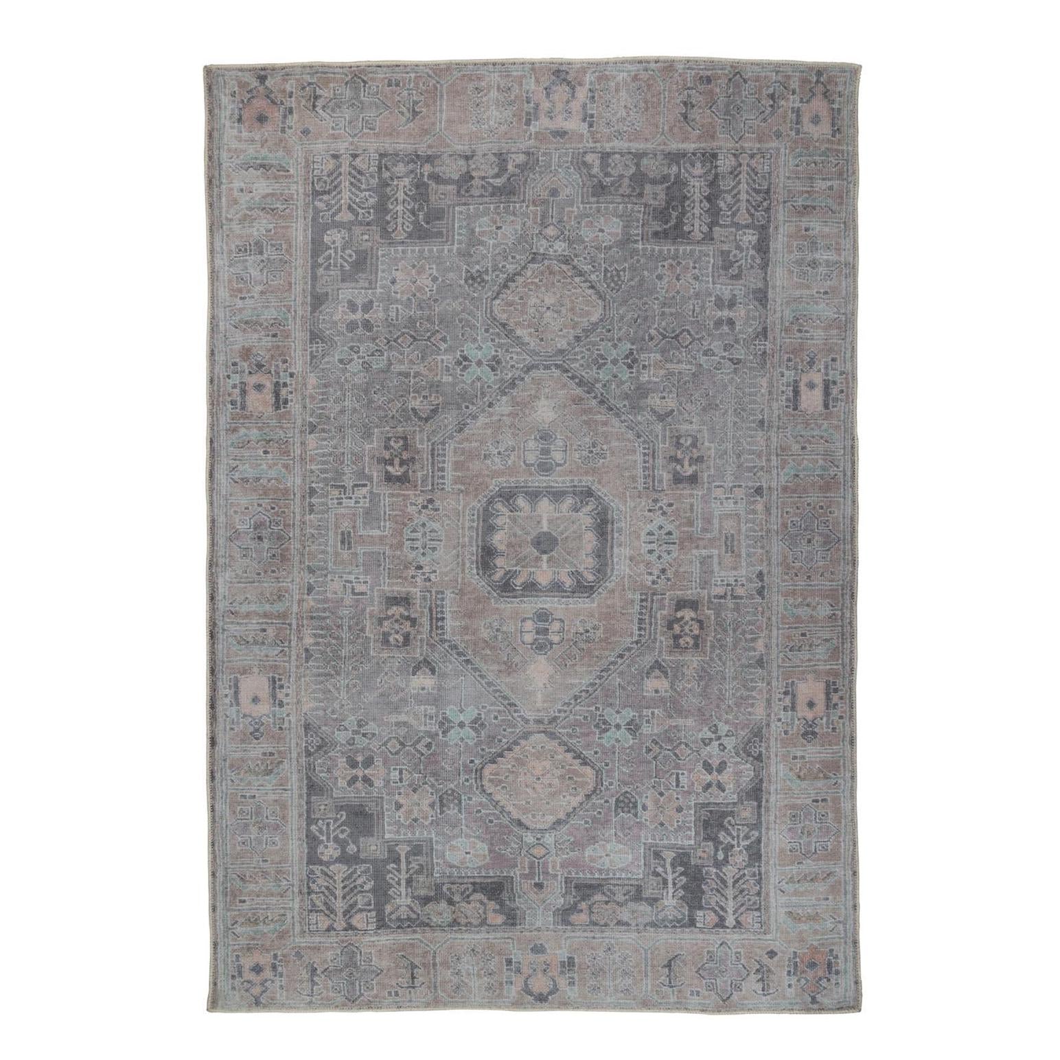 Modern Persian inspired rug with a vintage appeal in neutral tones