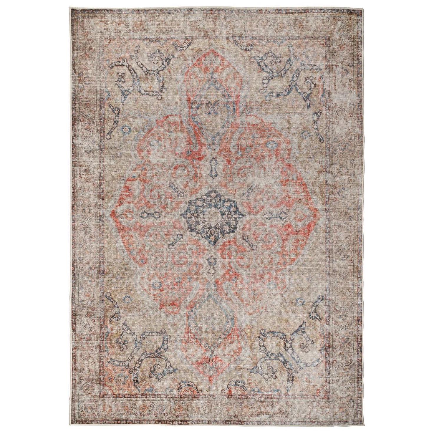 Modern Persian inspired rug with a vintage appeal in neutral tones