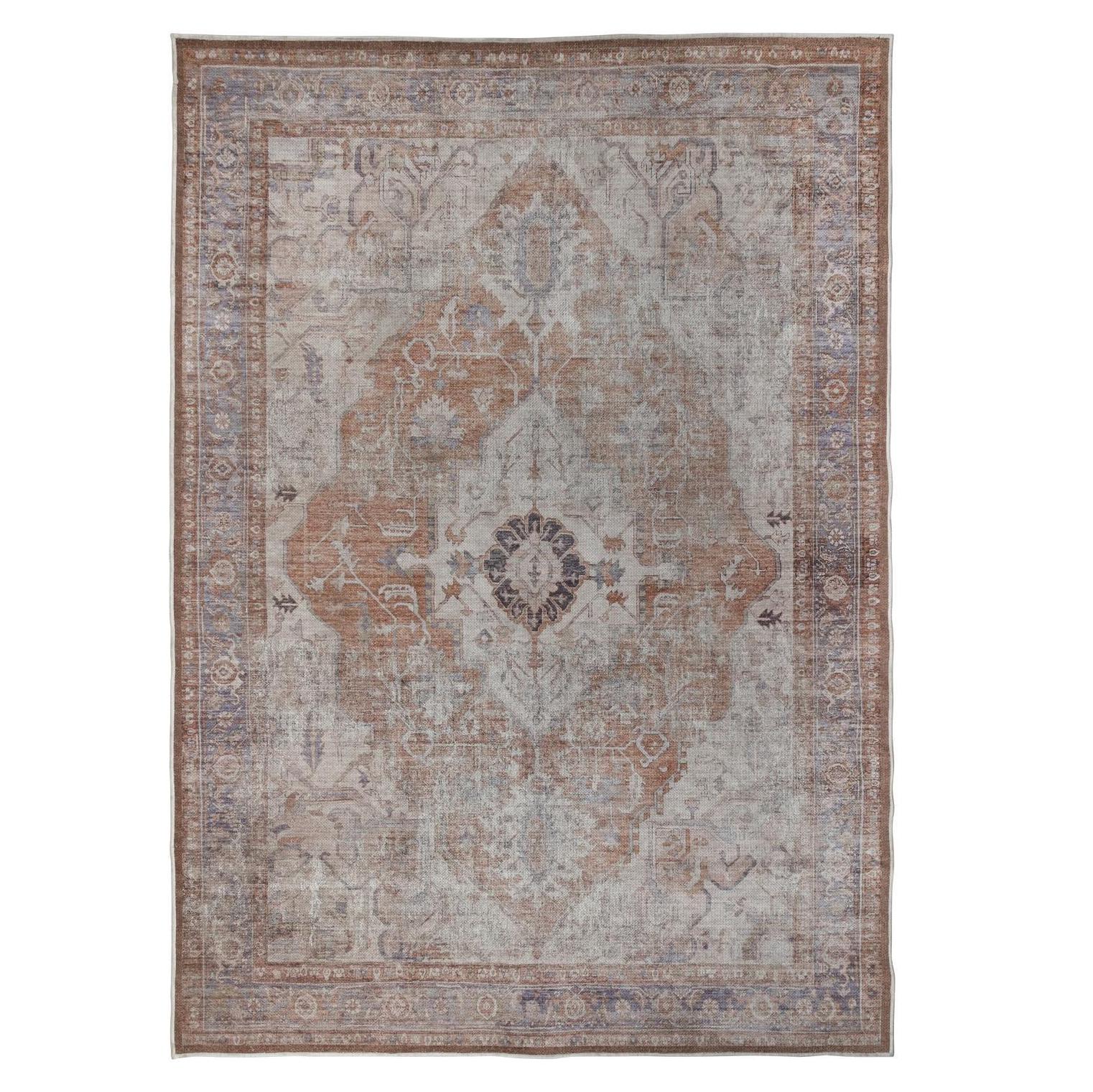 Modern Persian inspired rug with a vintage appeal in neutral tones