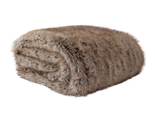 Wrap yourself in the refined warmth of this throw. In a soft ash mink tone, this richly textured piece brings a sense of comfort and luxury to your space