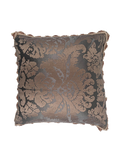 Decorative pillow with intricate pattern on a white background